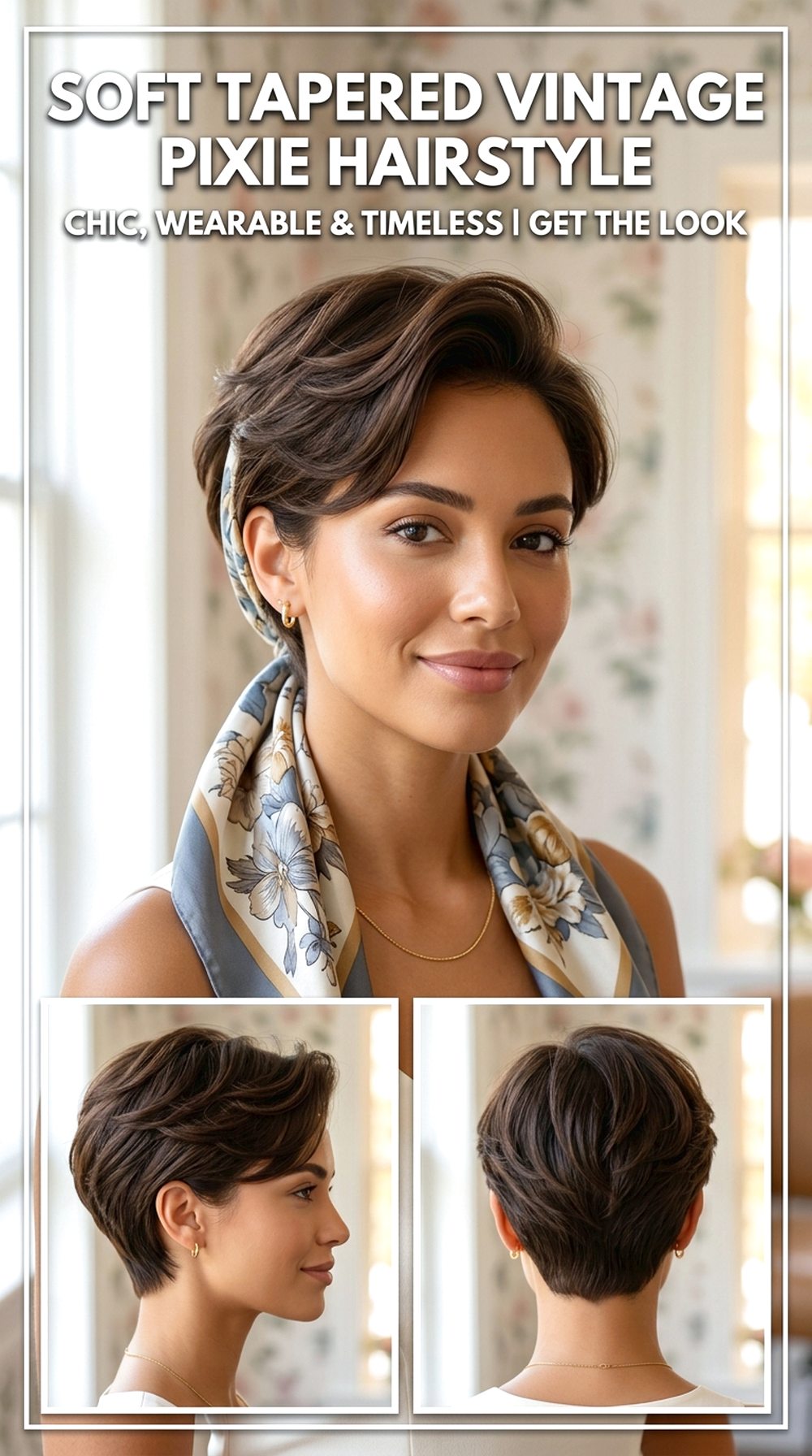 Soft Tapered Vintage Pixie