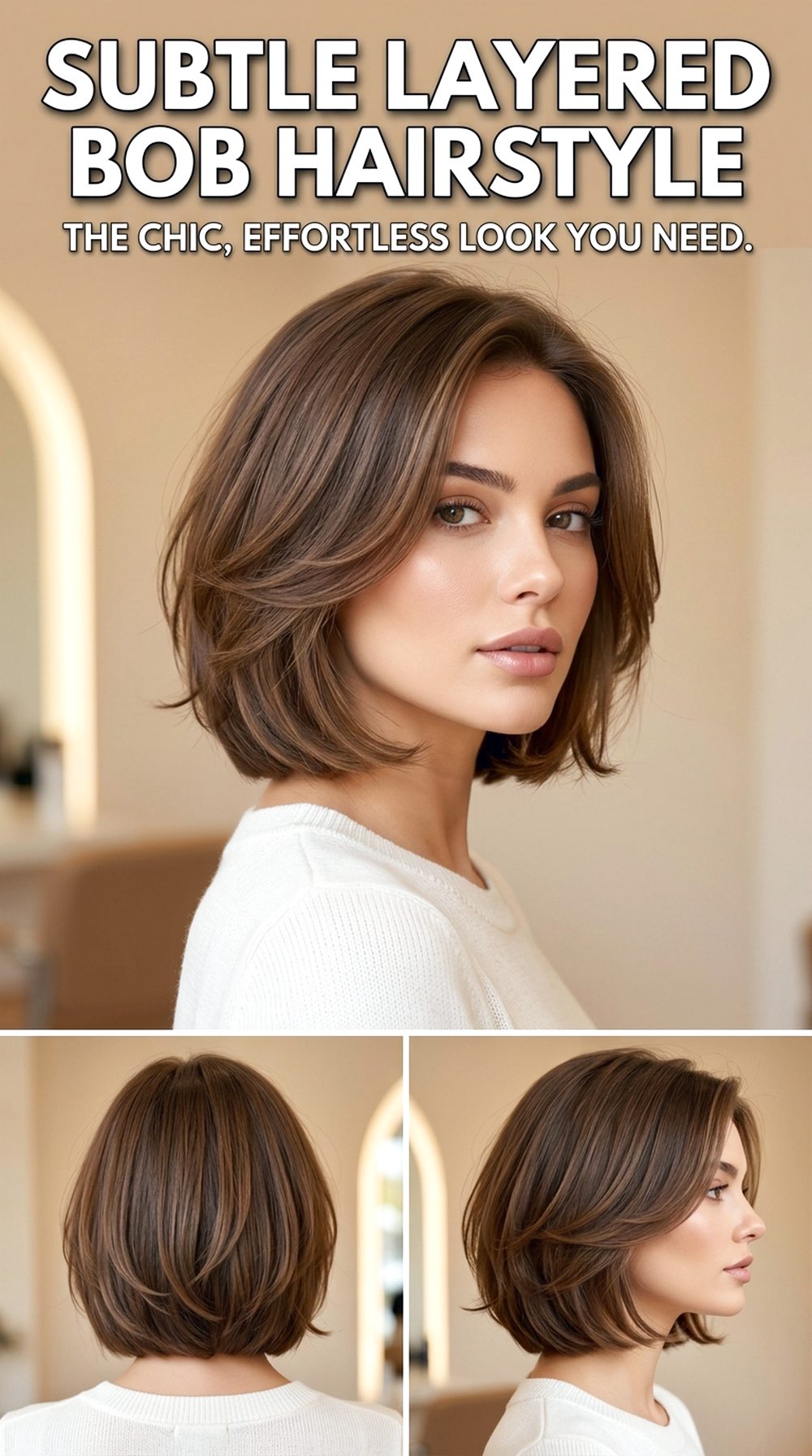 Subtle Layered Bob