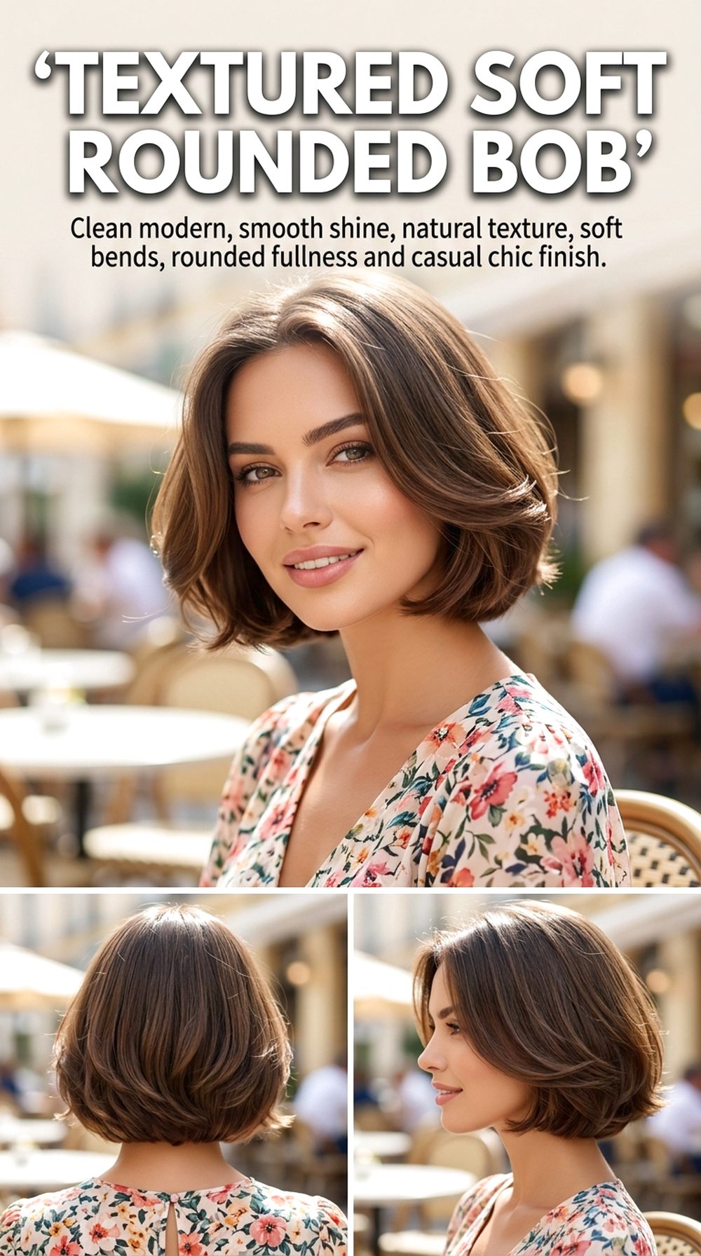 Textured Soft Rounded Bob