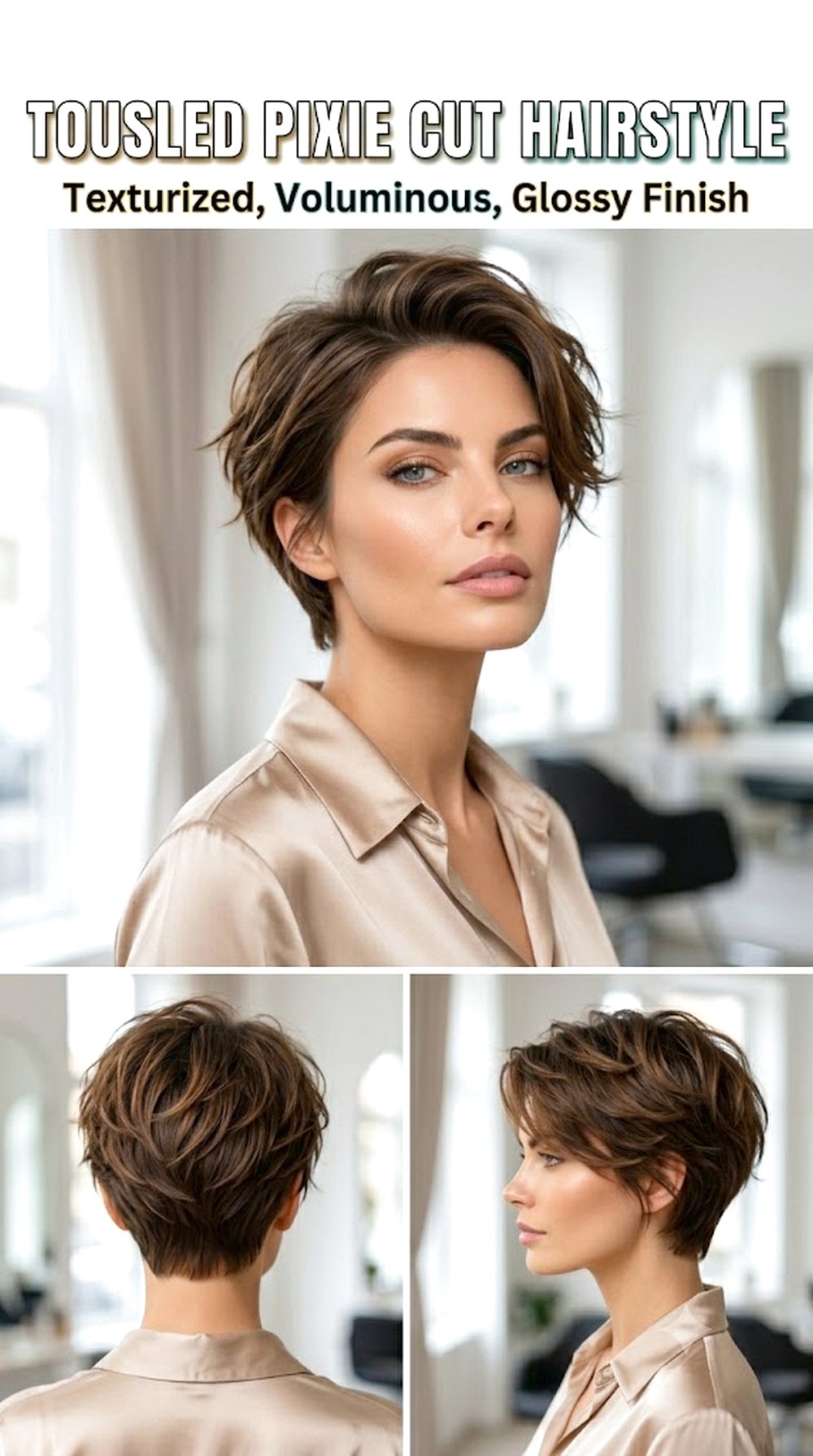 Tousled Pixie Cut Hairstyle