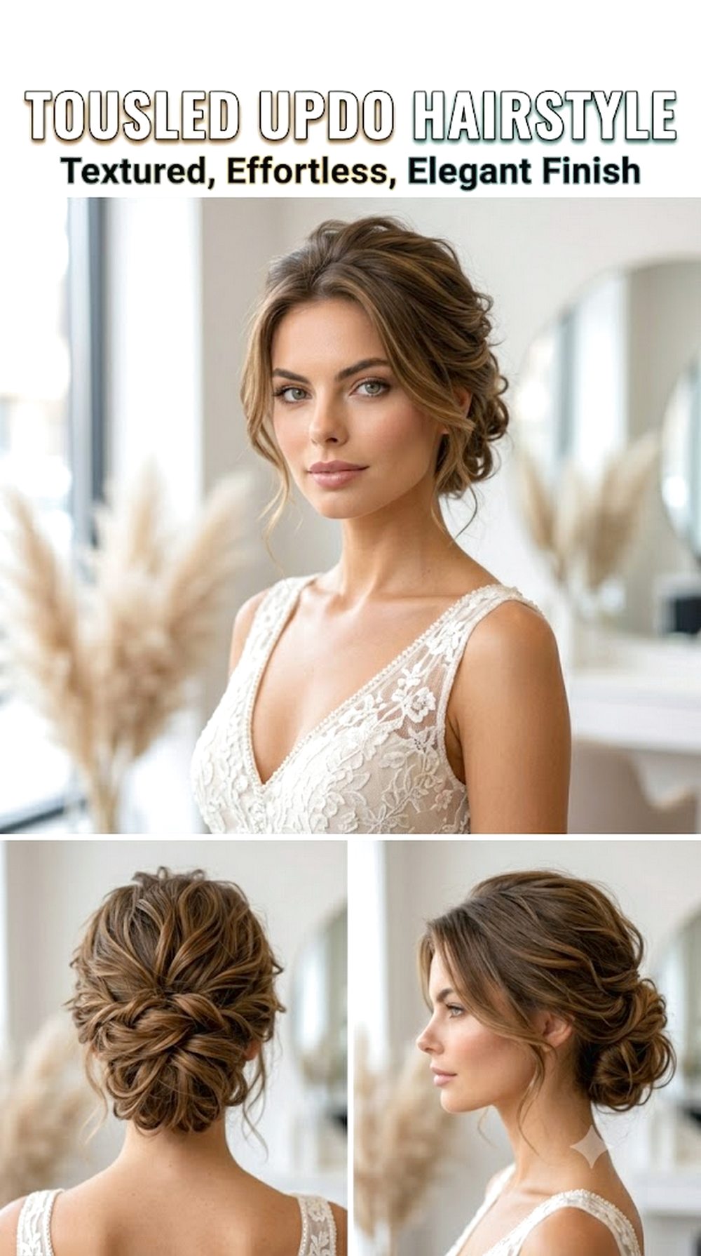 Tousled Updo Hairstyle