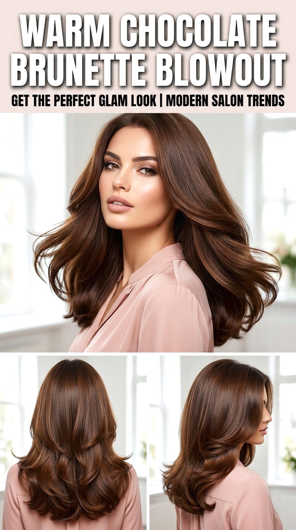 Warm Chocolate Brunette Blowout