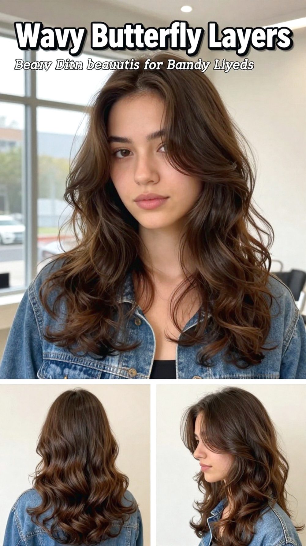 Wavy Butterfly Layers Hairstyle