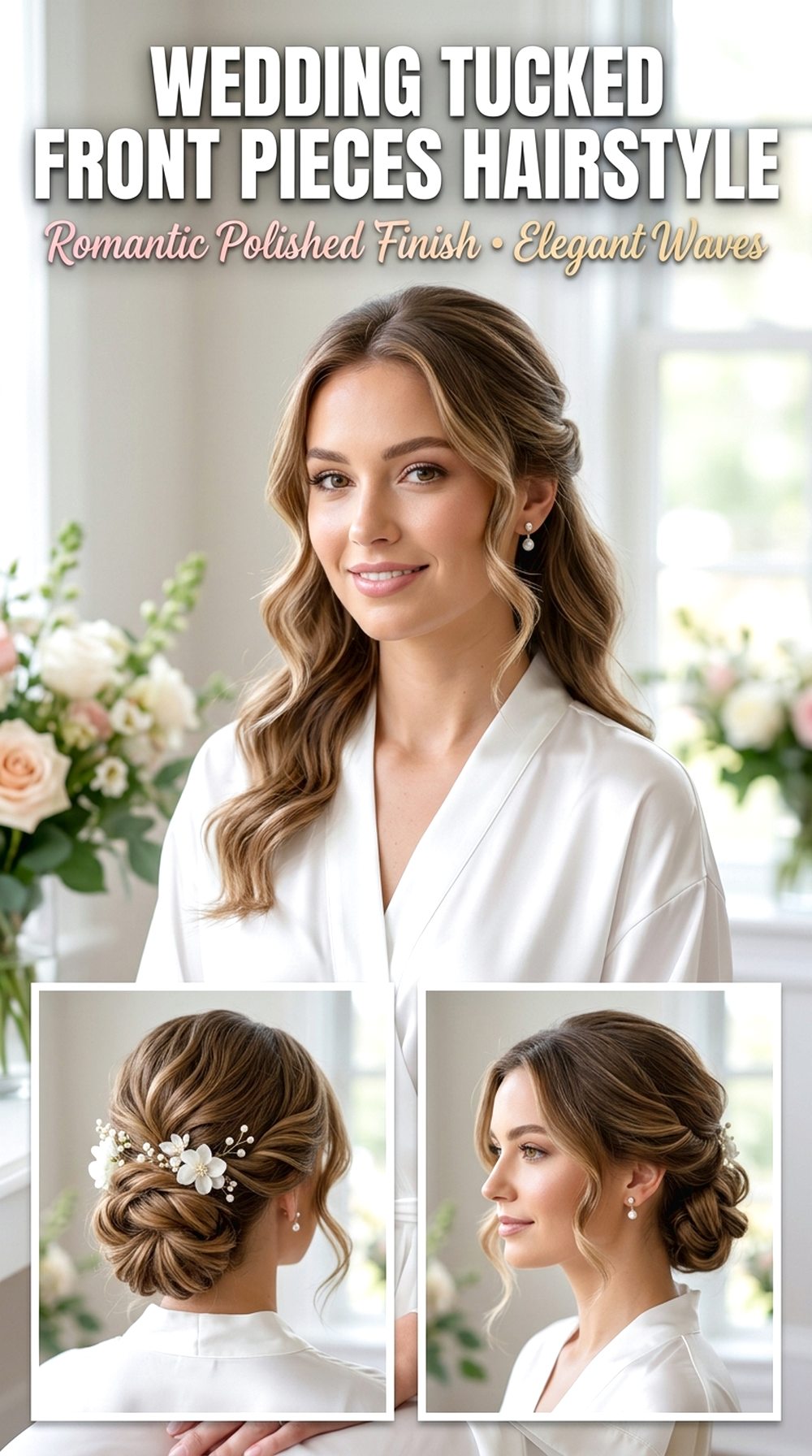 Wedding Tucked Front Pieces