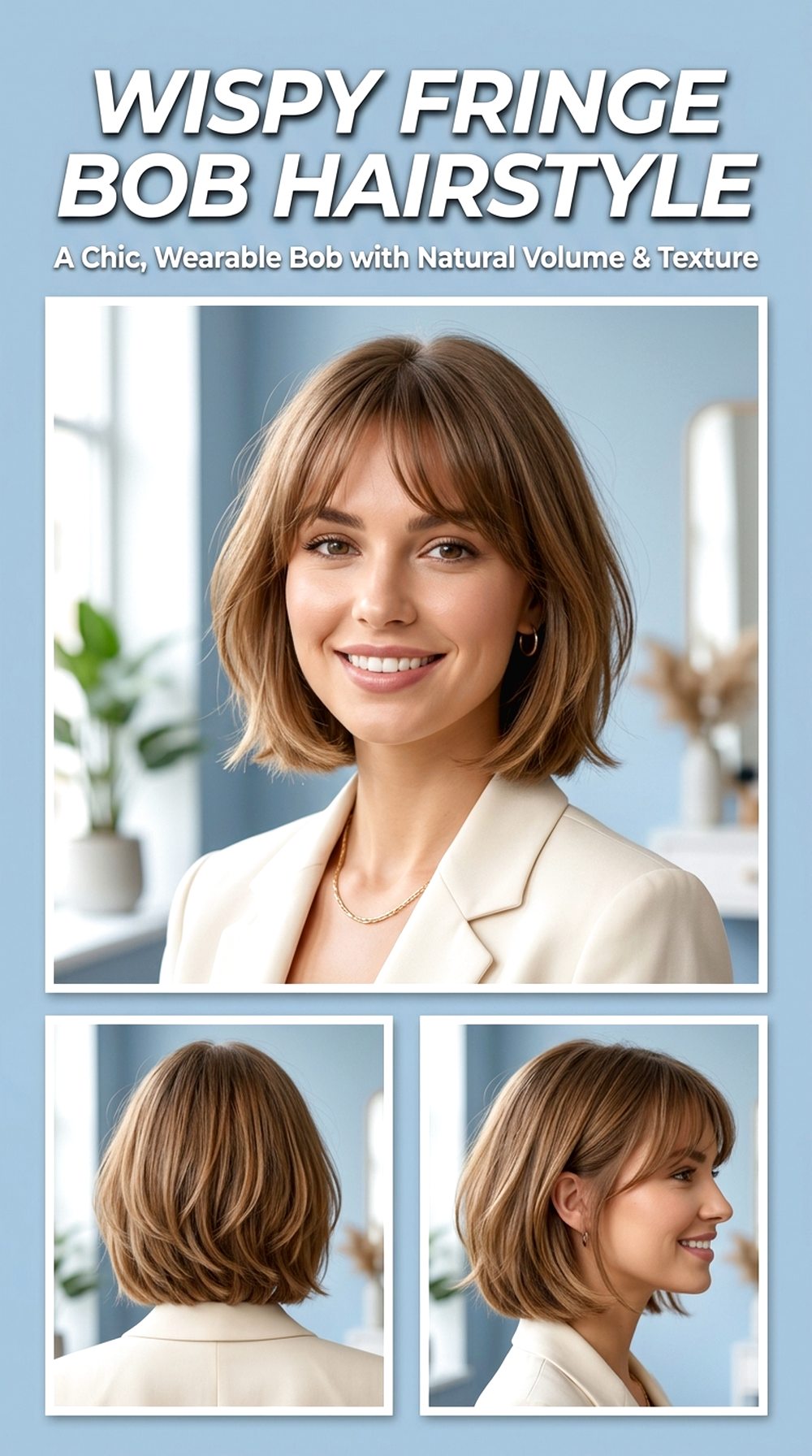 Wispy Fringe Bob