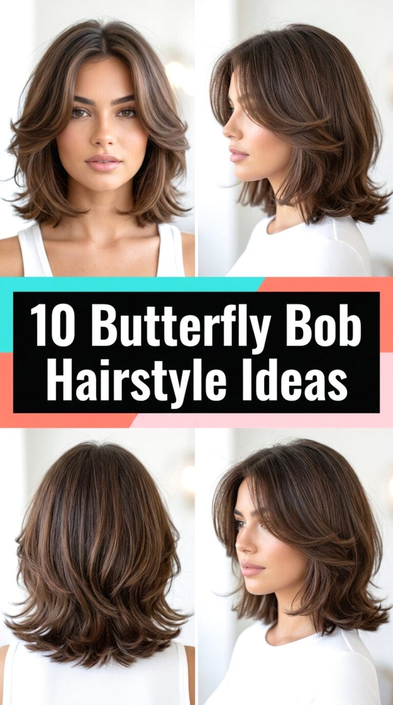 Butterfly Bob Hairstyle Ideas