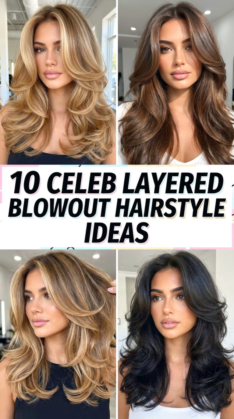 Celeb Layered Blowout Hairstyle Ideas
