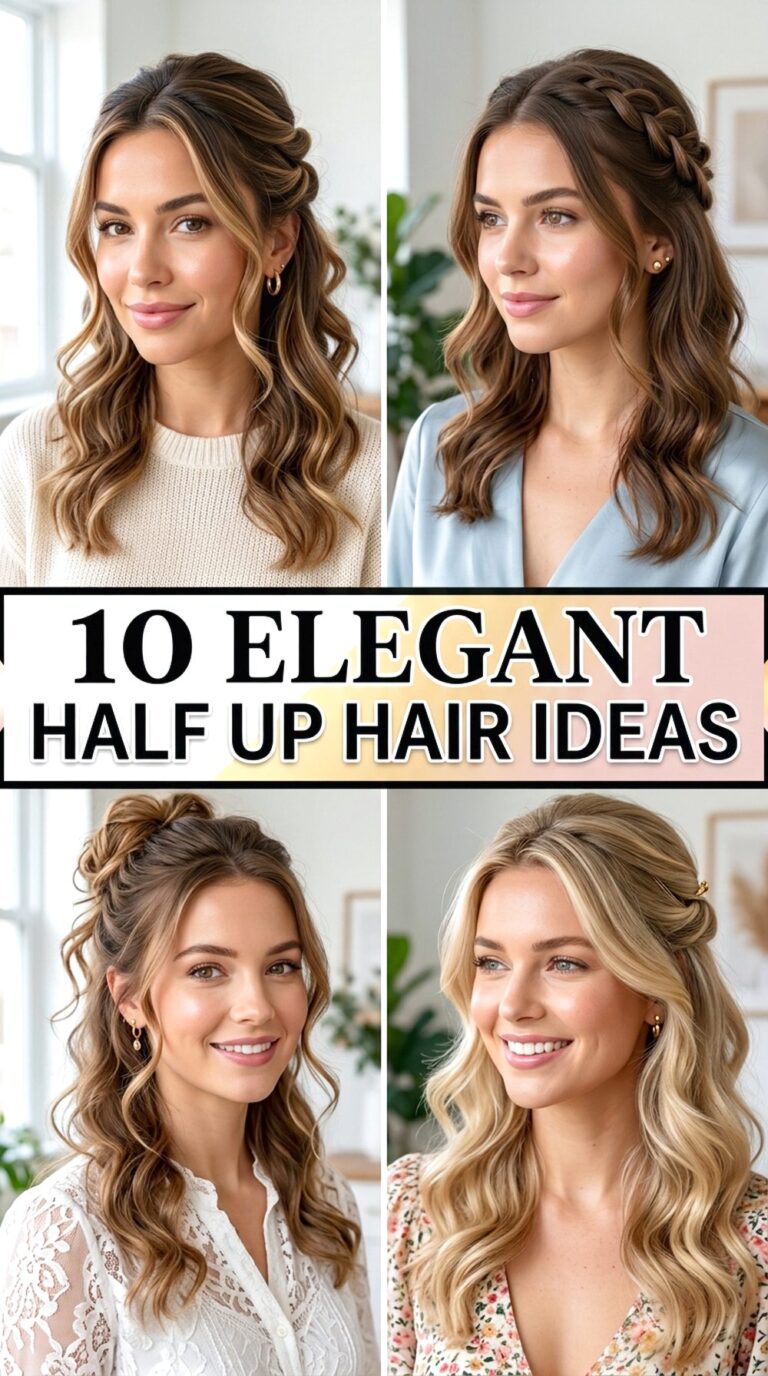 Elegant Half Up Hair Ideas