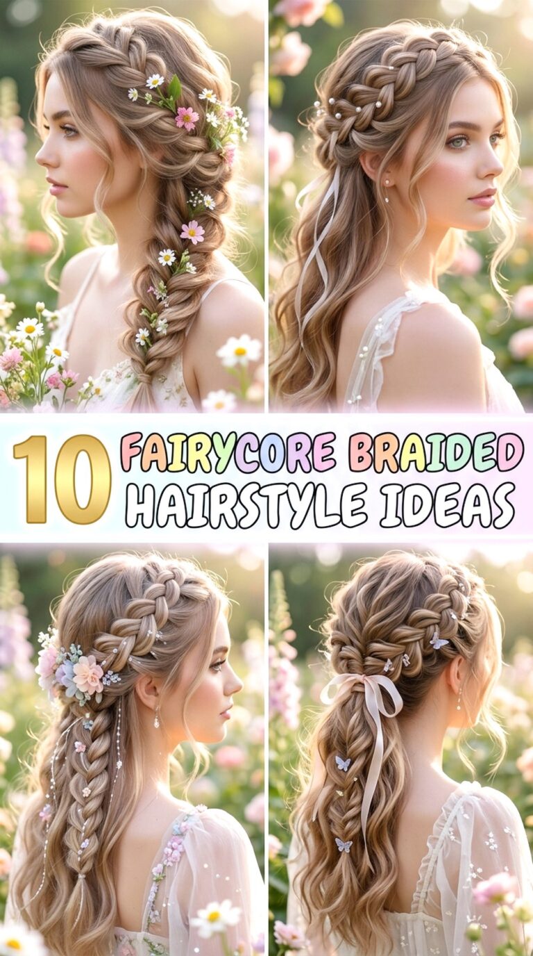 Fairycore Braided Hairstyle Ideas