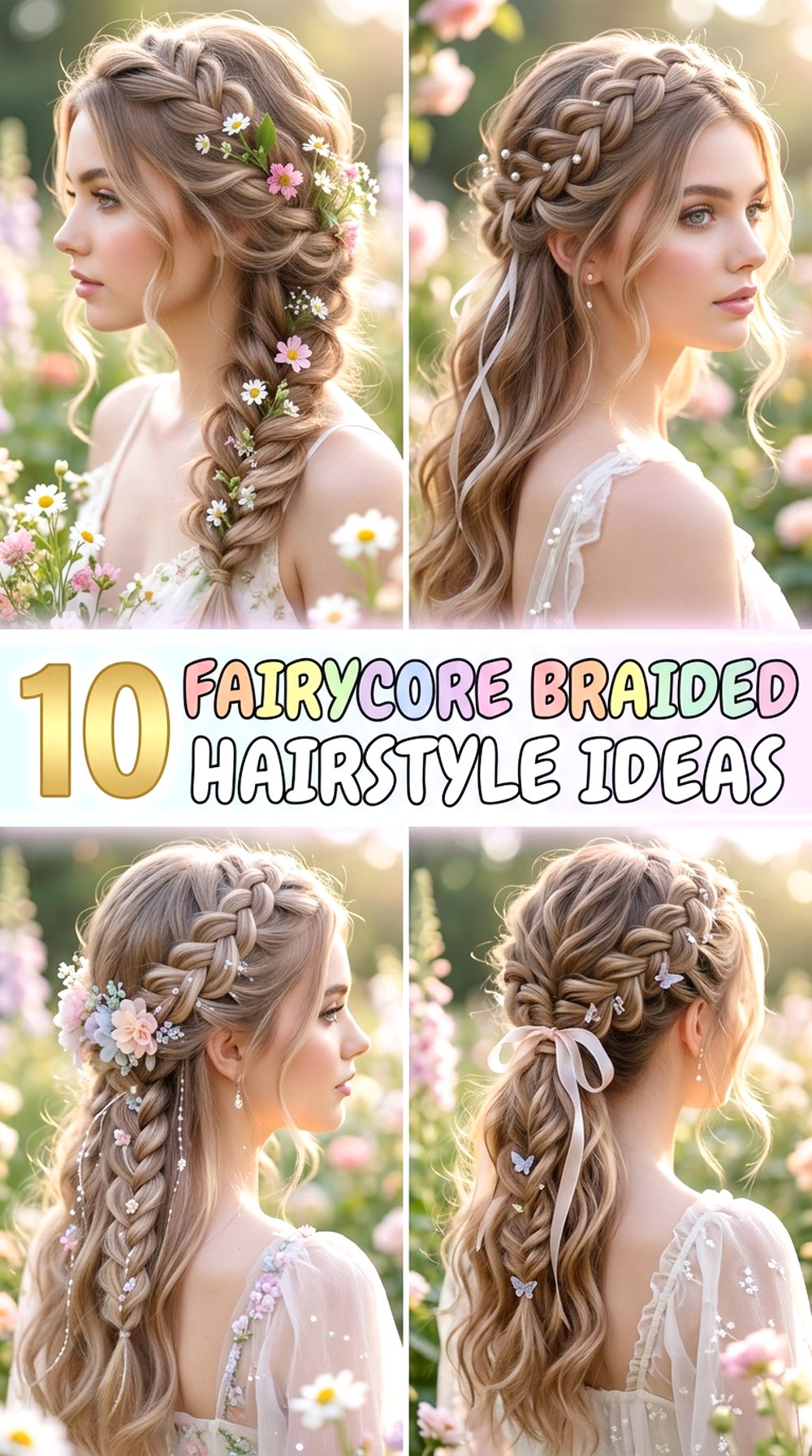 Fairycore Braided Hairstyle Ideas