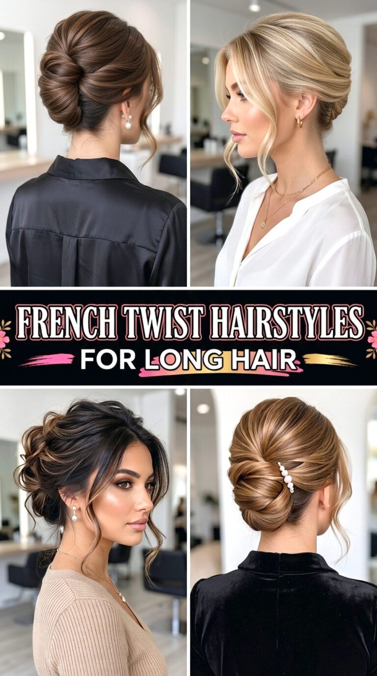French Twist Hairstyles For Long Hair