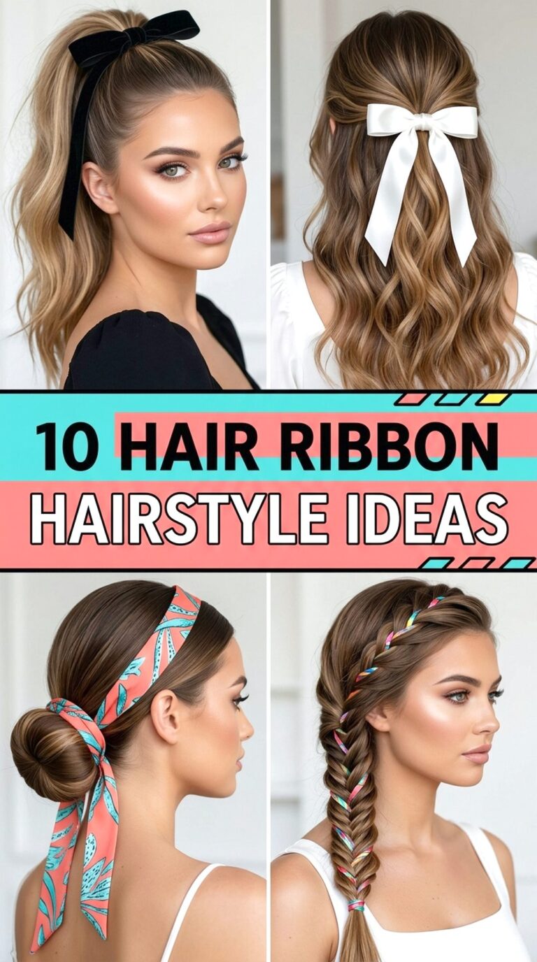 Hair Ribbon Hairstyle Ideas