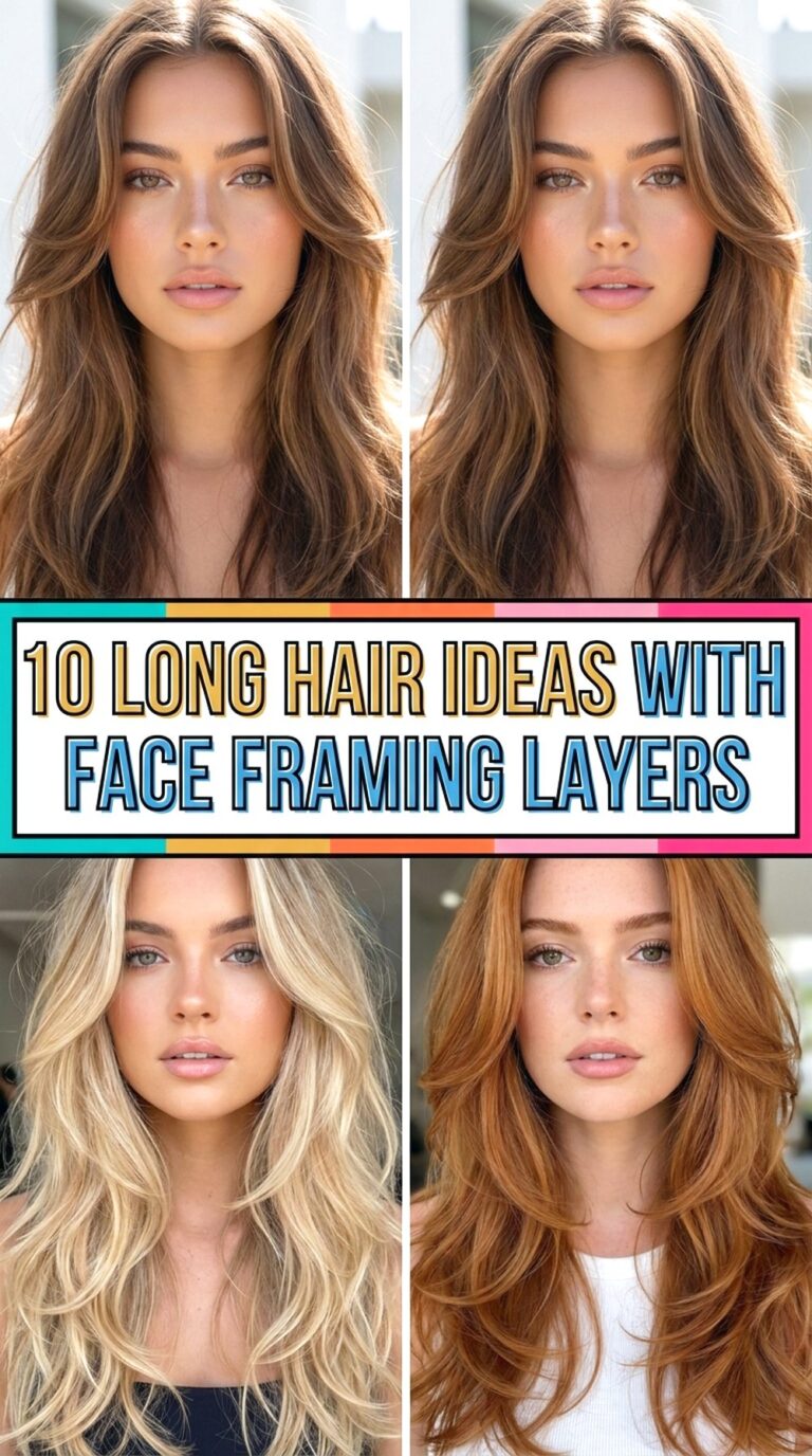 Long Hair Ideas With Face Framing Layers
