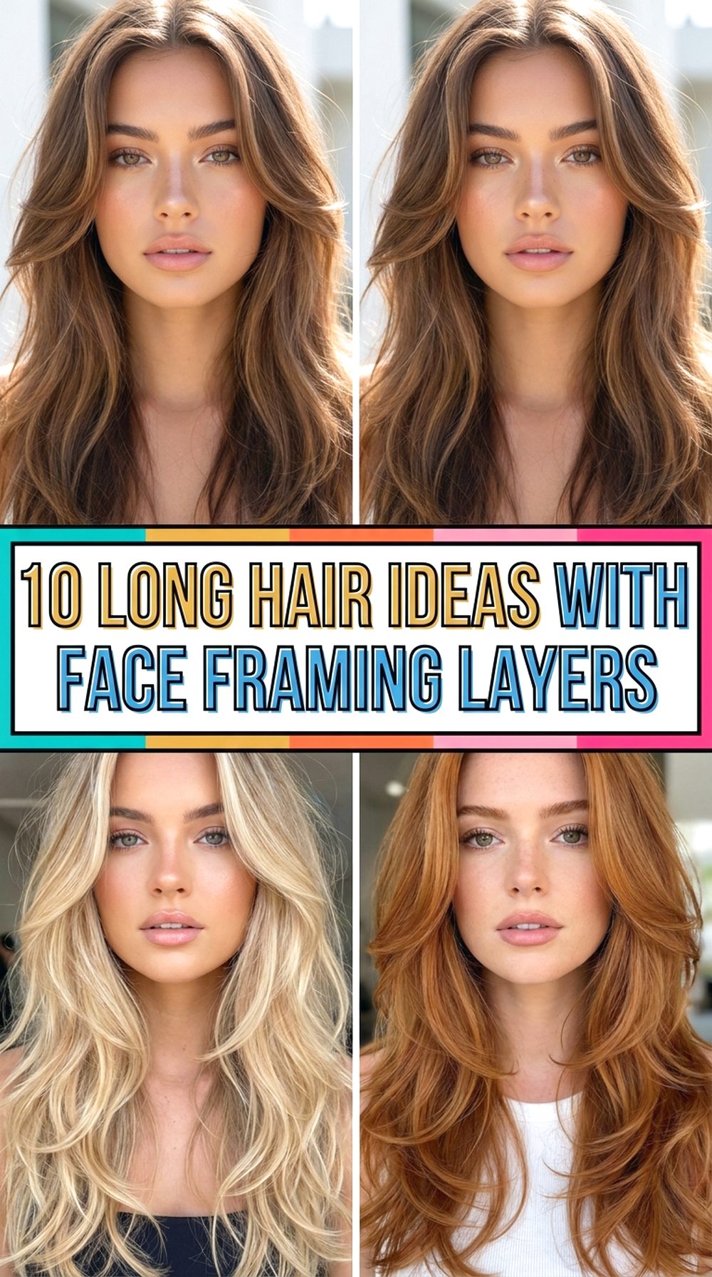 Long Hair Ideas With Face Framing Layers