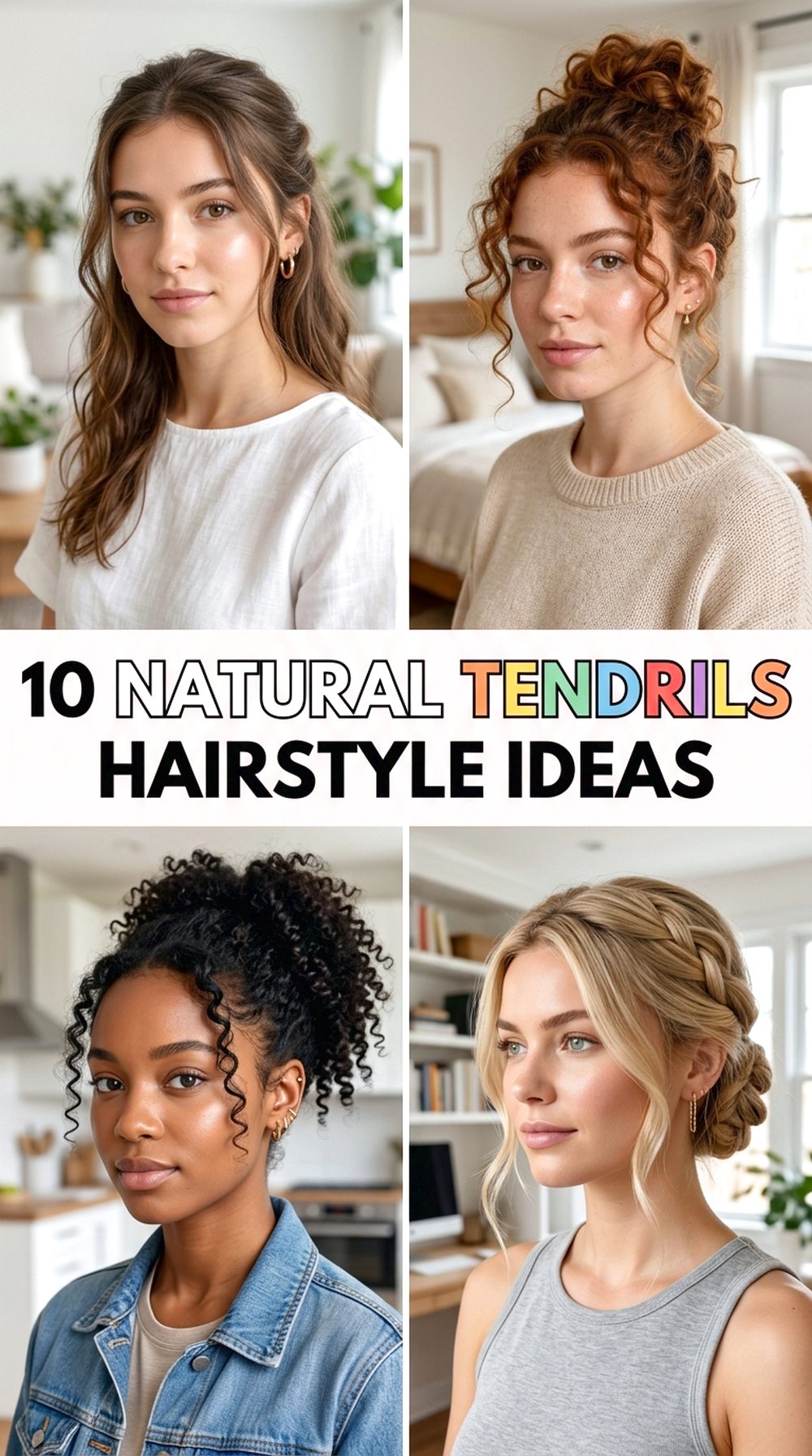 Natural Tendrils Hairstyle Ideas