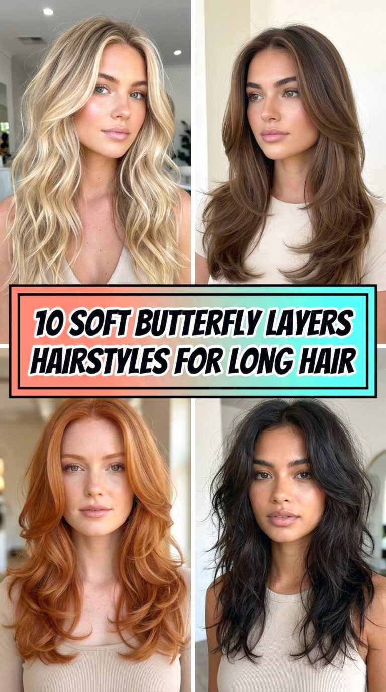 Soft Butterfly Layers Hairstyles For Long Hair