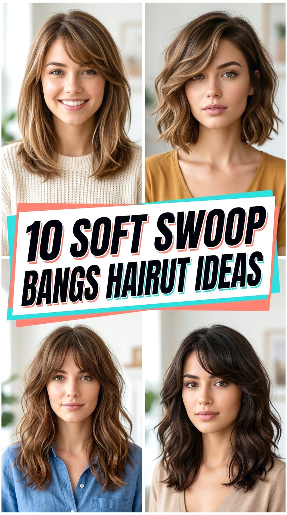 Soft Swoop Bangs Haircut Ideas