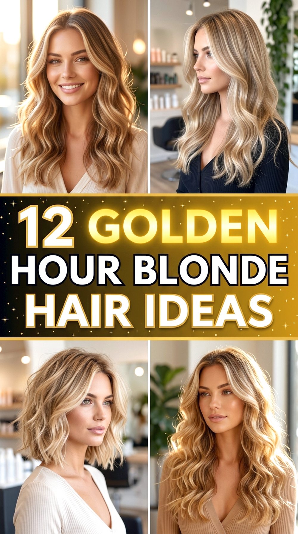 Golden Hour Blonde Hair Ideas
