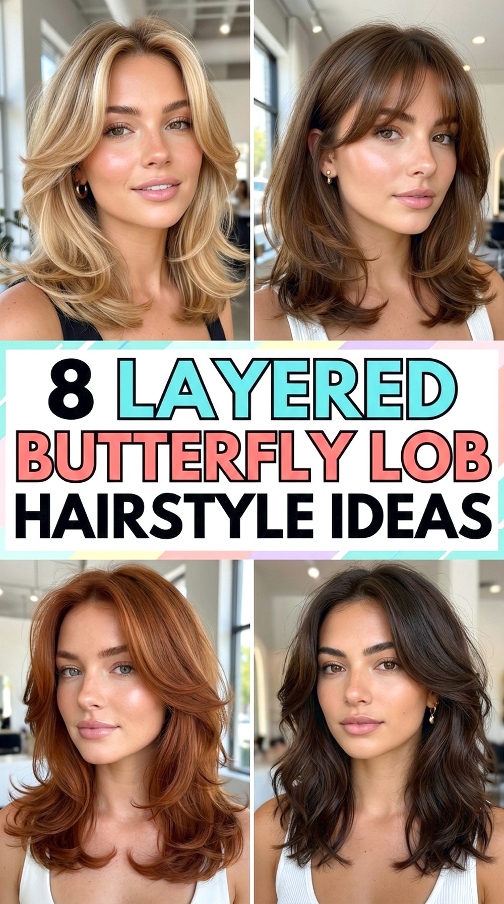 Layered Butterfly Lob Hairstyle Ideas