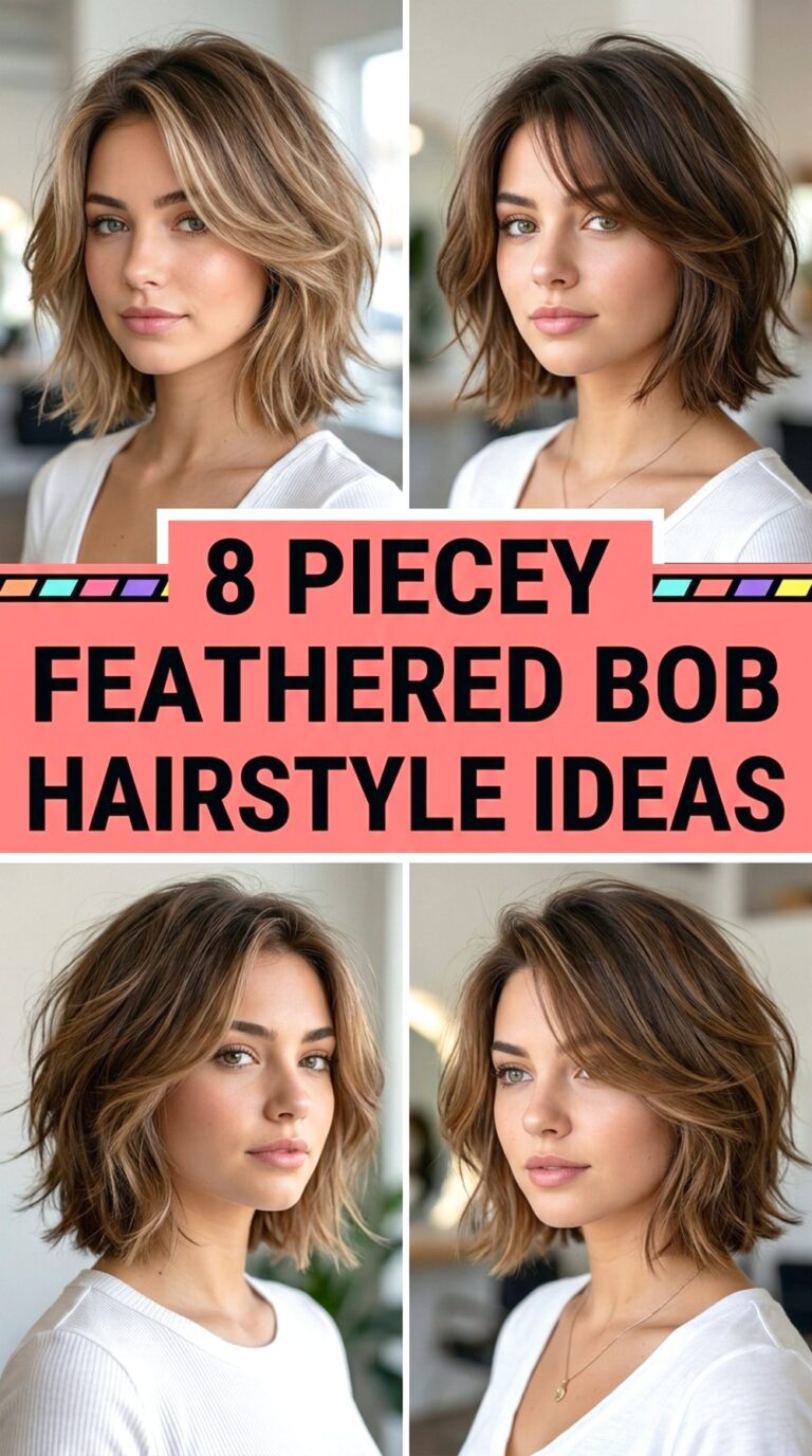 Piecey Feathered Bob Hairstyle Ideas