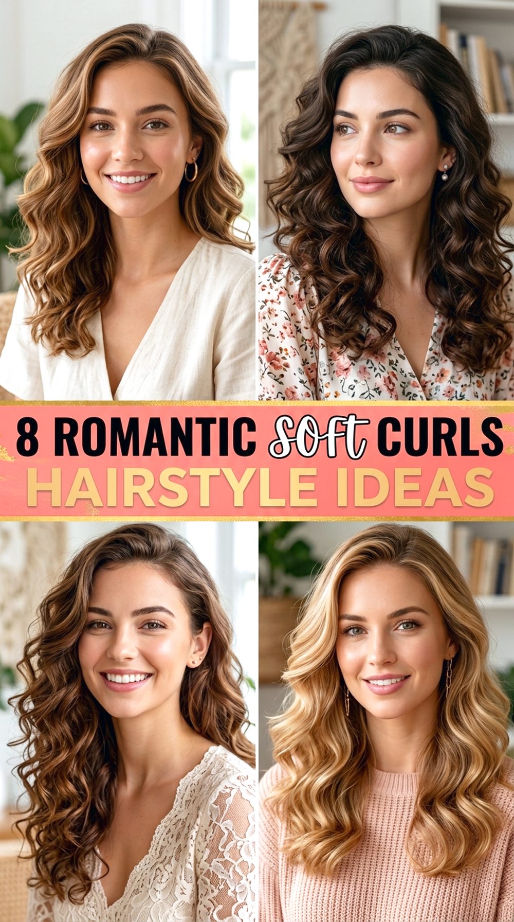 Romantic Soft Curls Hairstyle Ideas