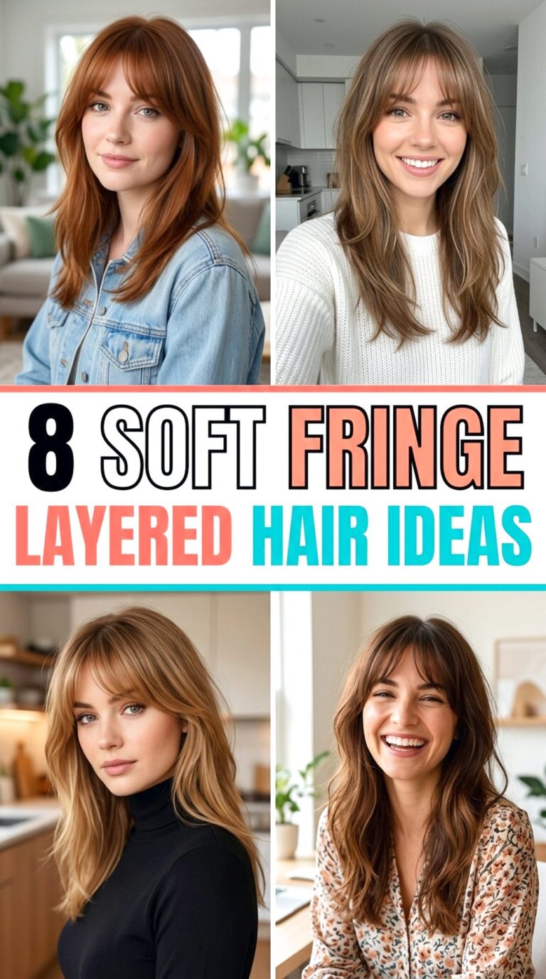 Soft Fringe Layered Hair Ideas