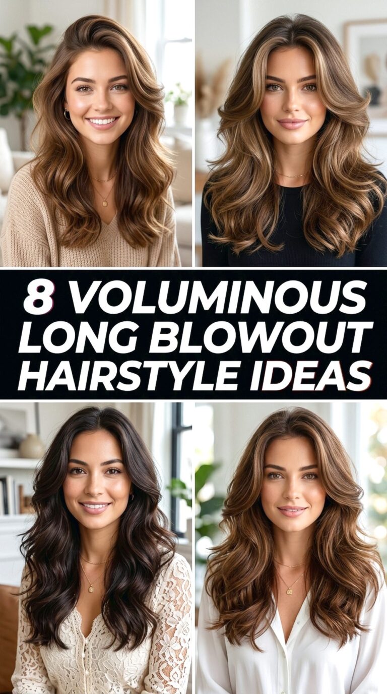 Voluminous Long Blowout Hairstyle Ideas