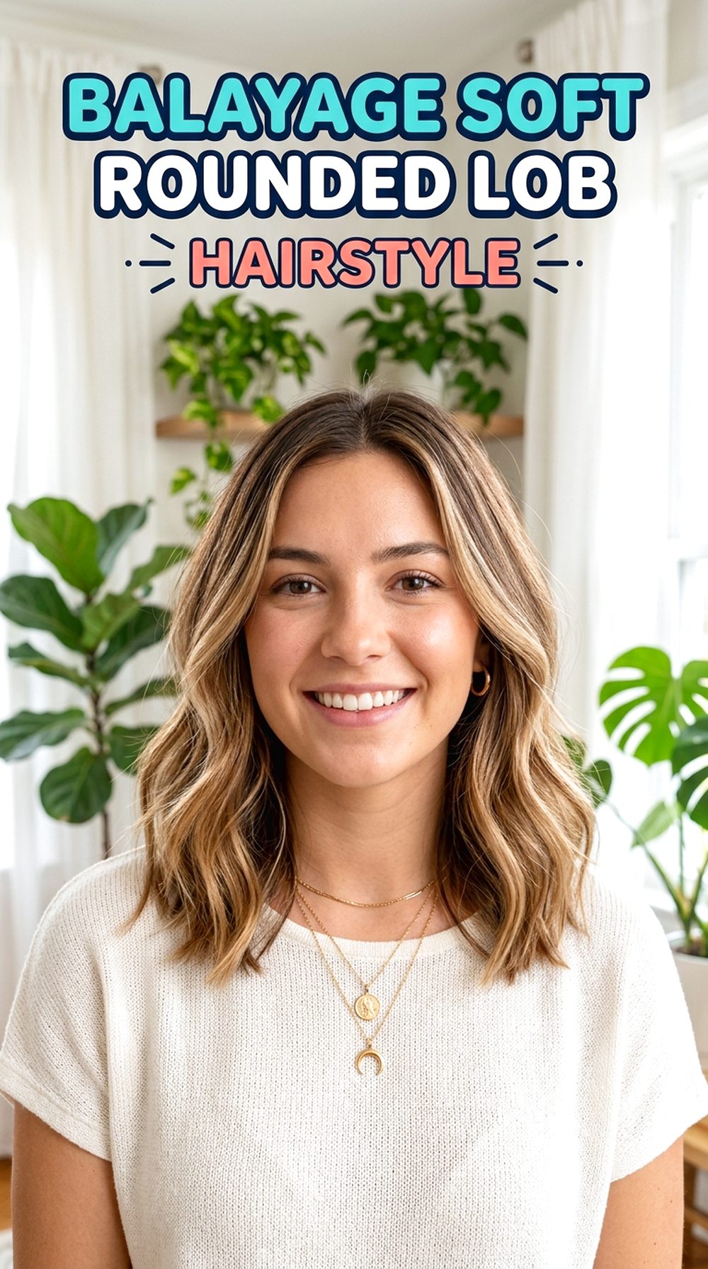 Balayage Soft Rounded Lob