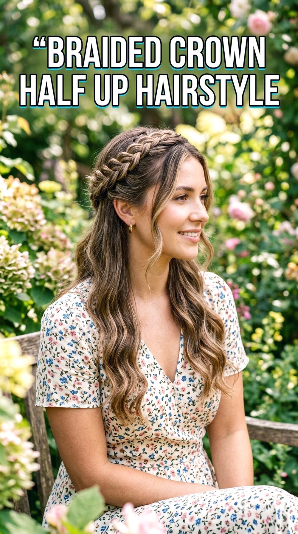 Braided Crown Half Up
