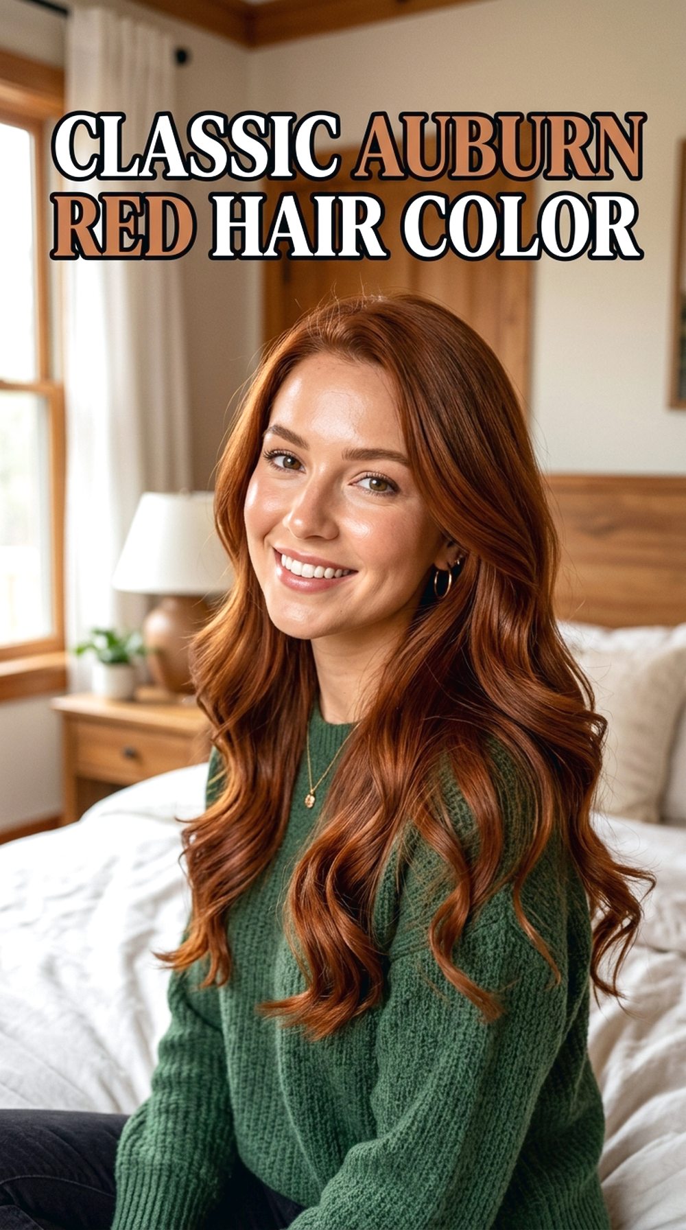 Classic Auburn Red Hair Color