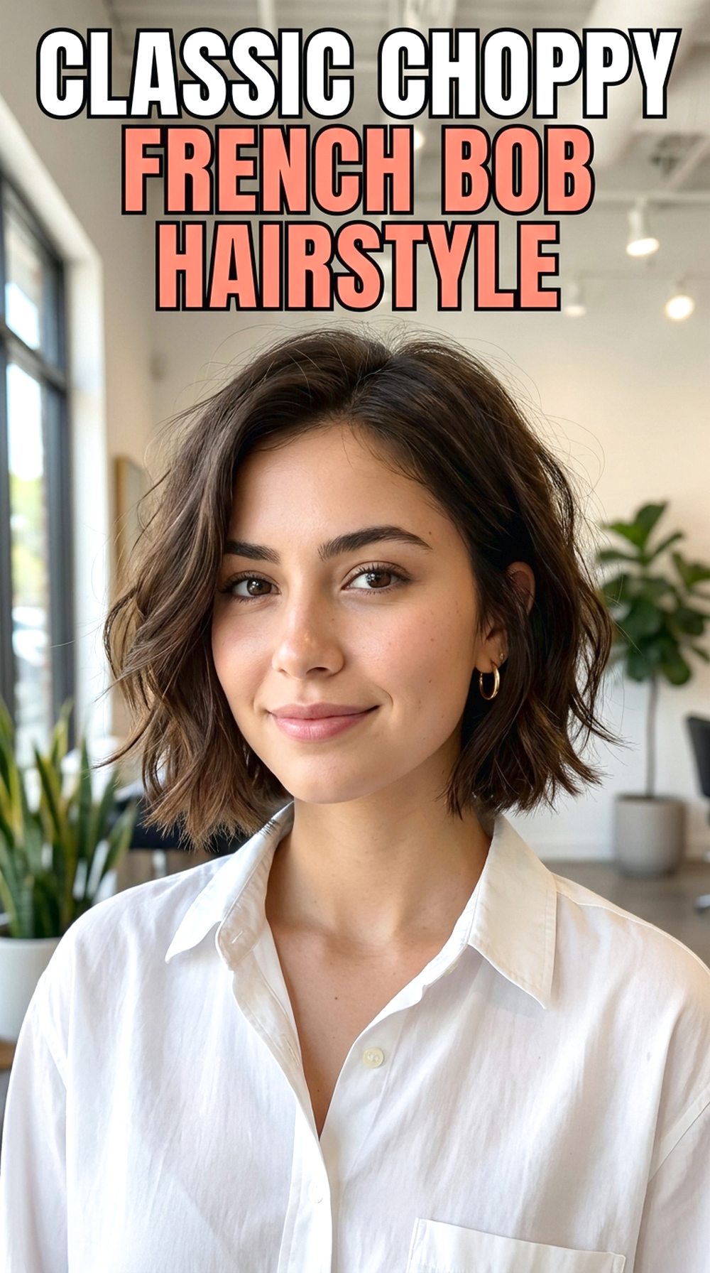 Classic Choppy French Bob