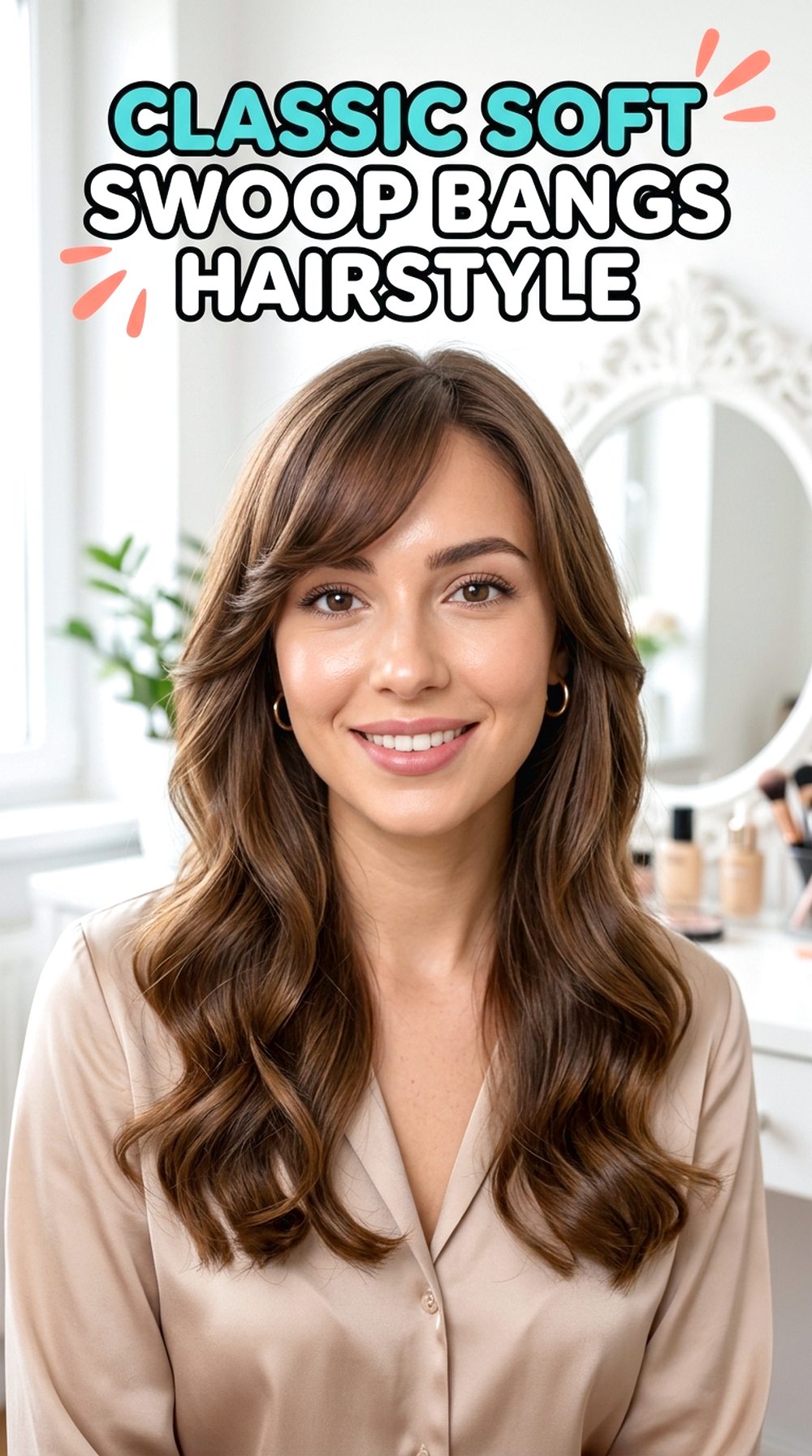 Classic Soft Swoop Bangs