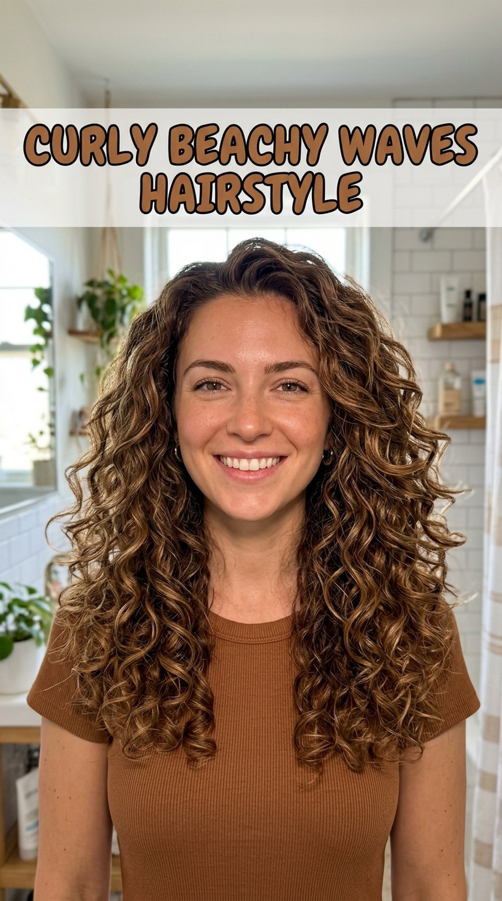 Curly Beachy Waves Hairstyle