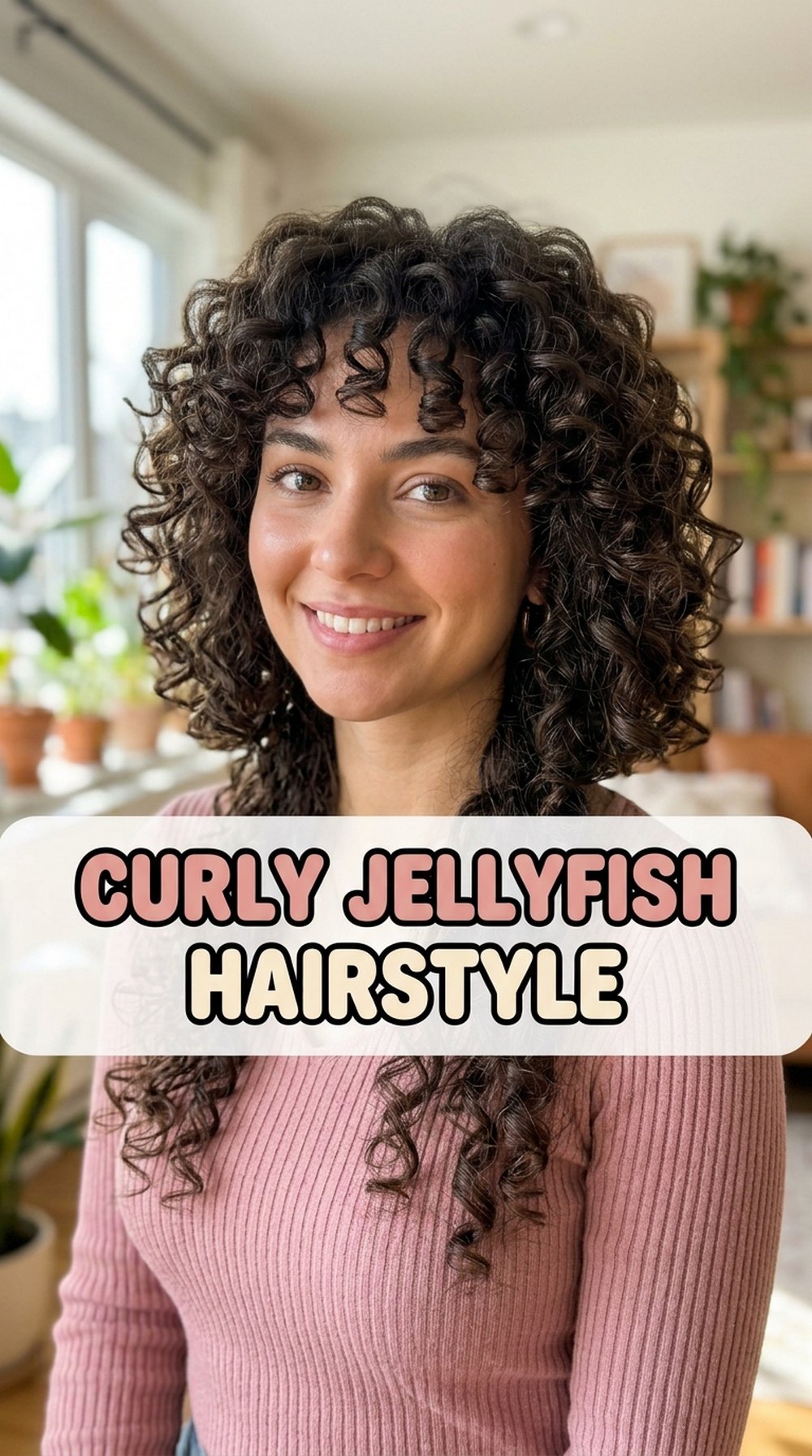 Curly Jellyfish Hairstyle