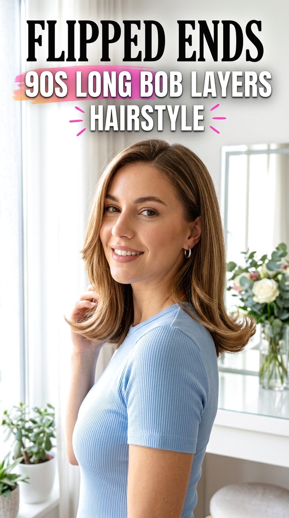 Flipped Ends s Long Bob Layers