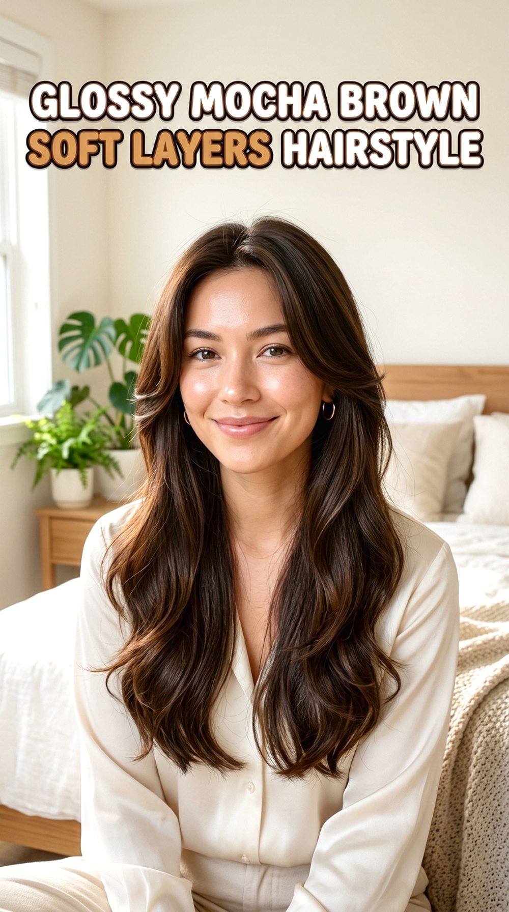 Glossy Mocha Brown Soft Layers