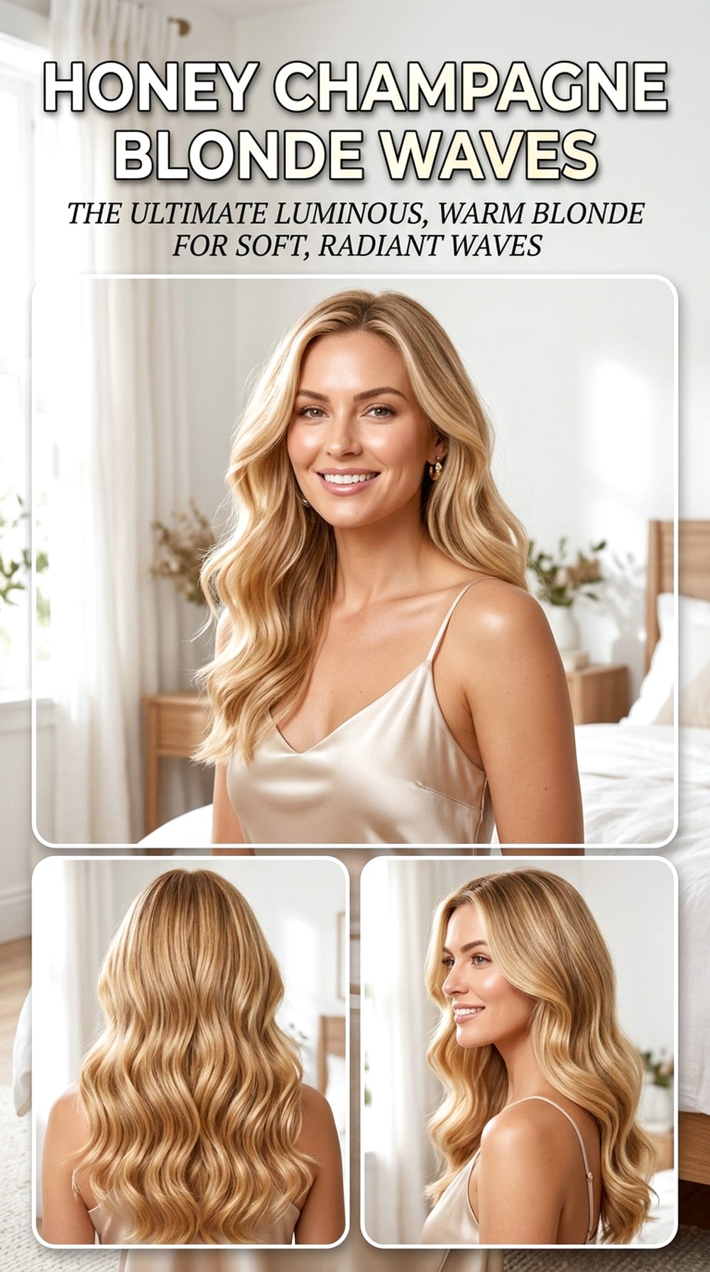 Honey Champagne Blonde Waves