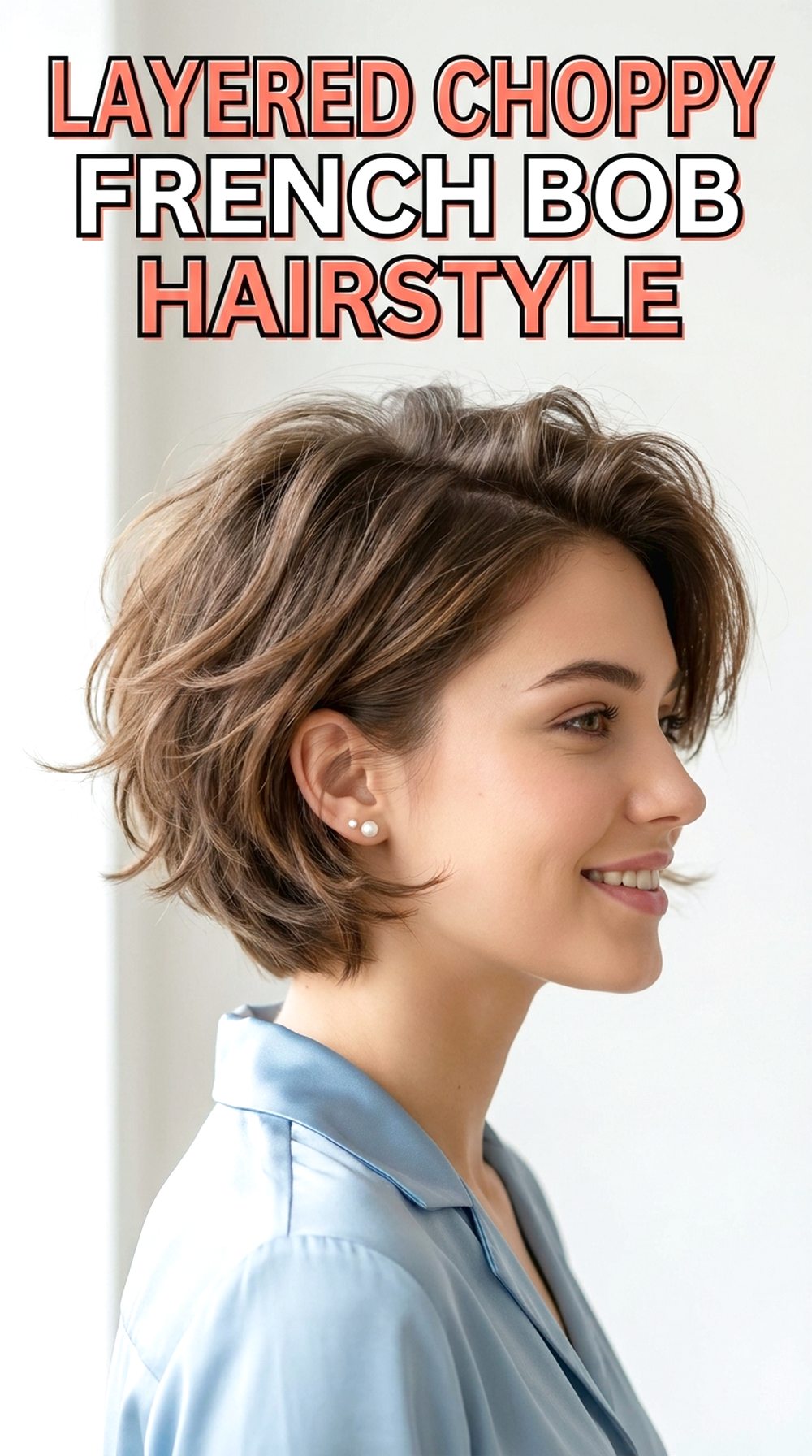 Layered Choppy French Bob