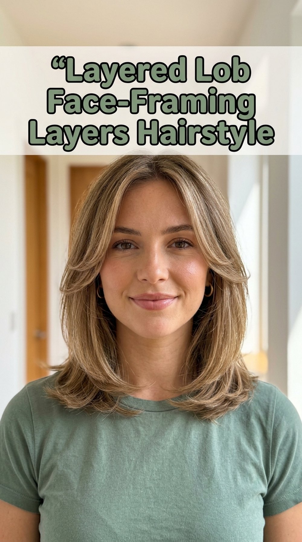 Layered Lob Face-Framing Layers Hairstyle