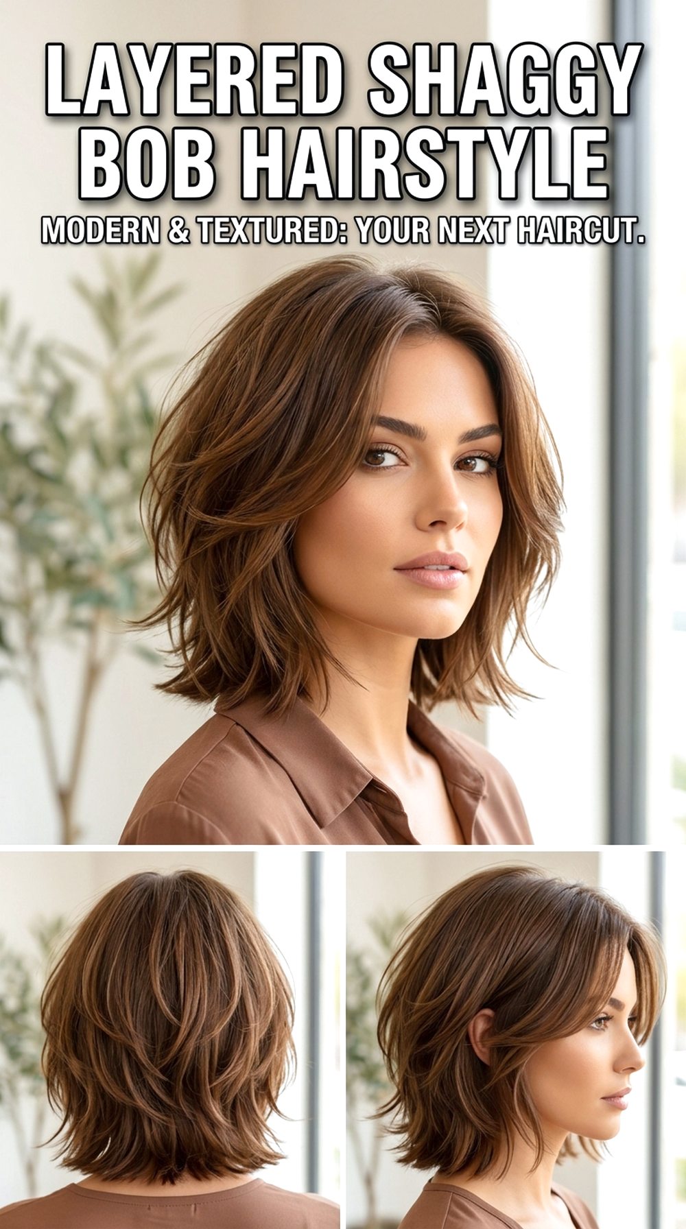 Layered Shaggy Bob