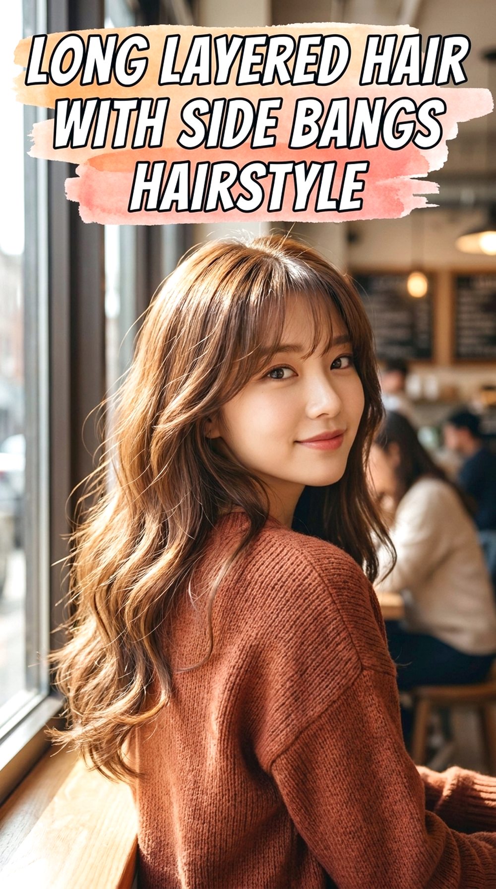 Long Layered Hair With Side Bangs