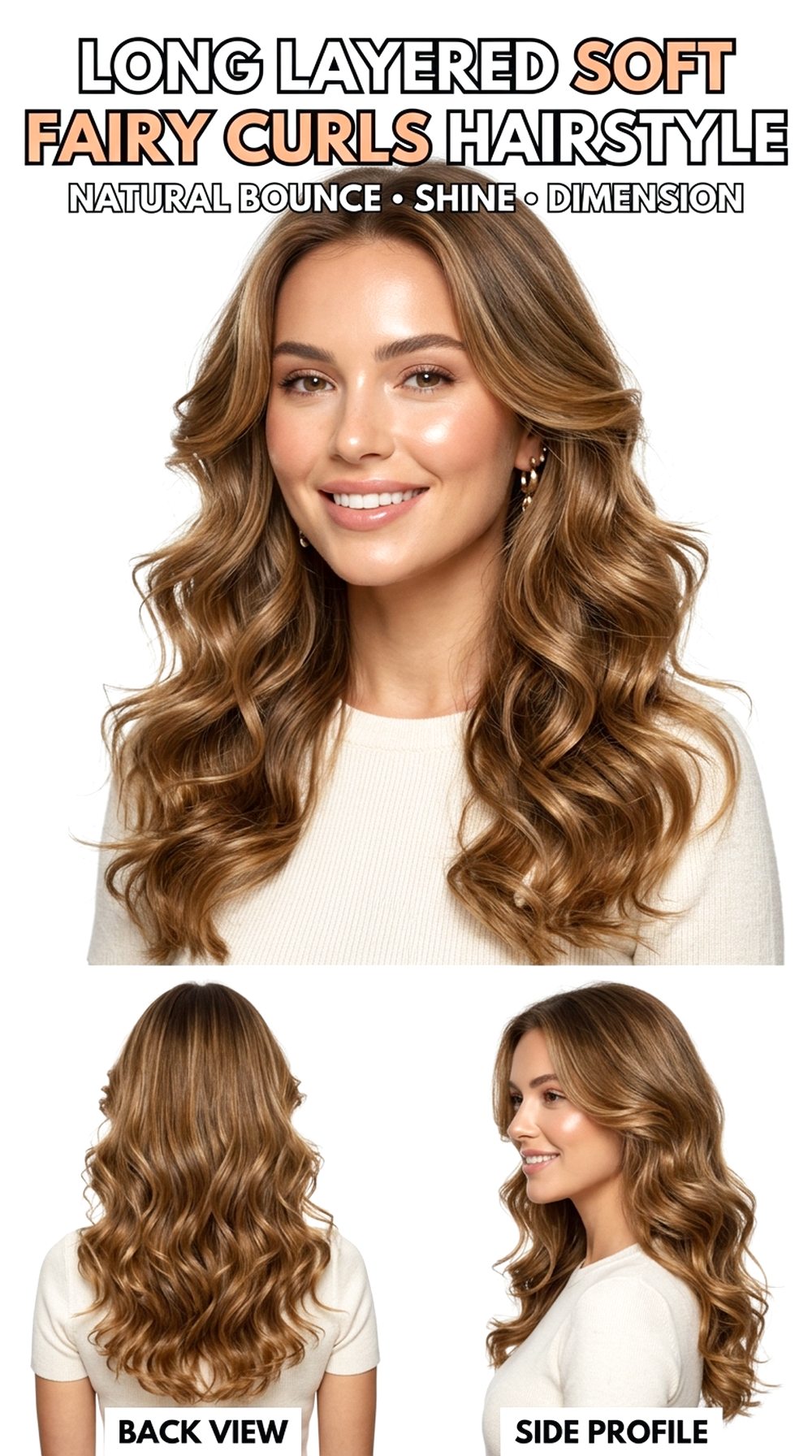 Long Layered Soft Fairy Curls