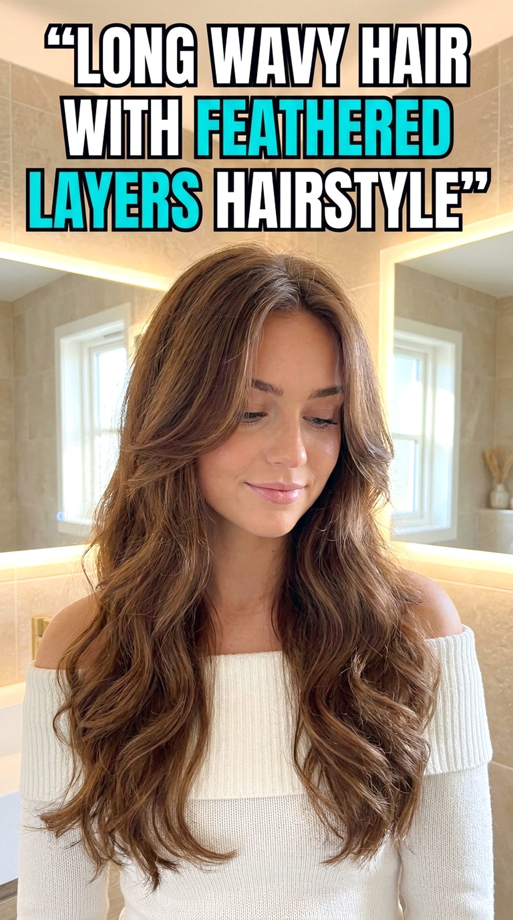 Long Wavy Hair With Feathered Layers