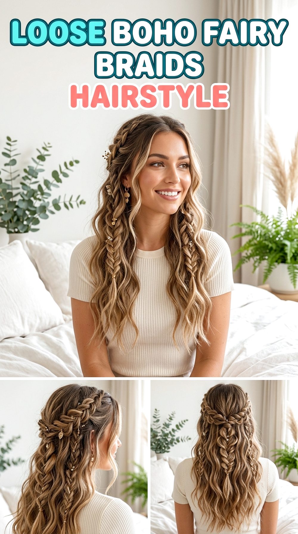 Loose Boho Fairy Braids