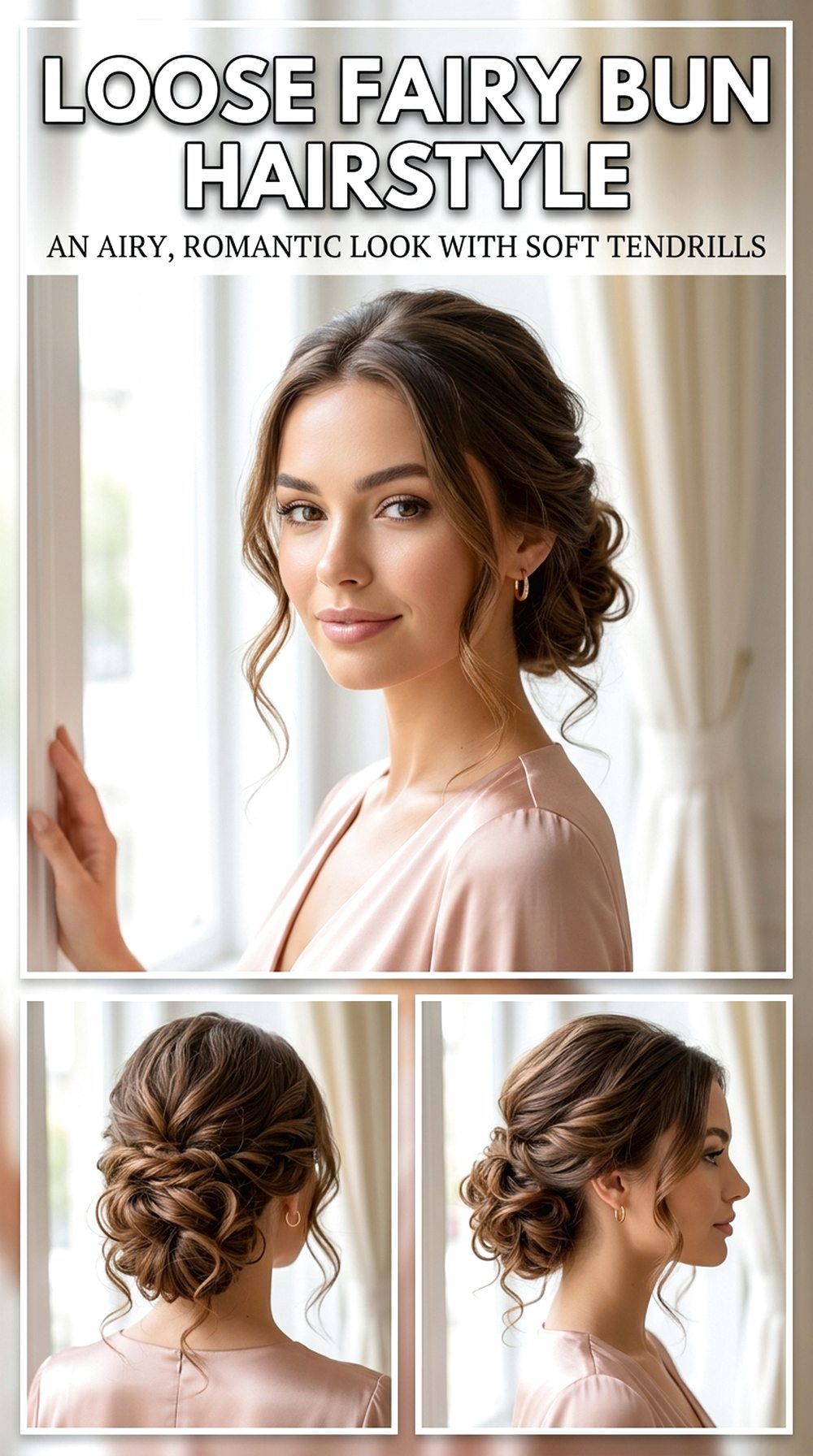 Loose Fairy Bun Hairstyle
