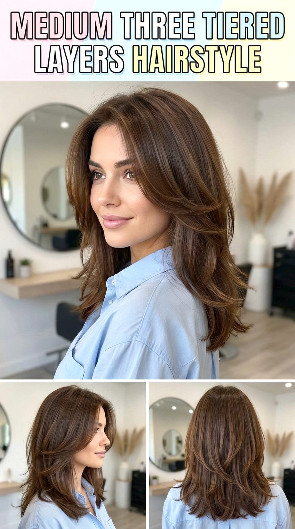 Medium Three Tiered Layers