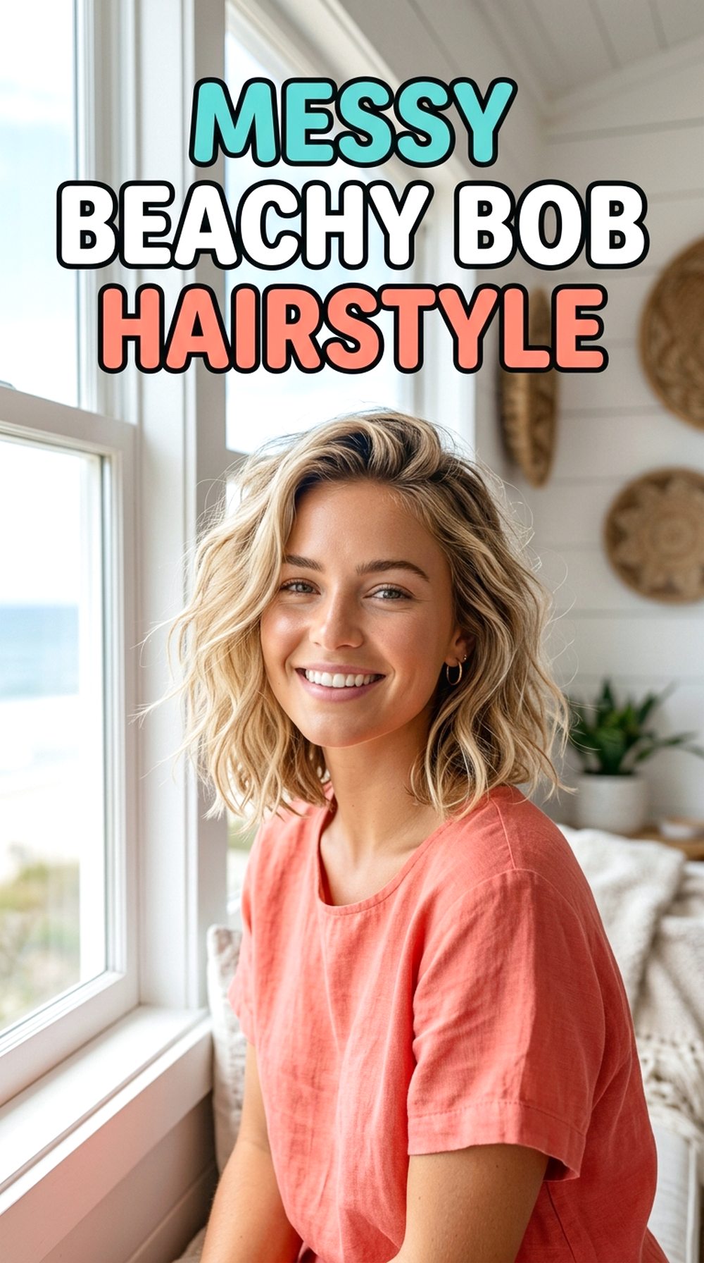 Messy Beachy Bob