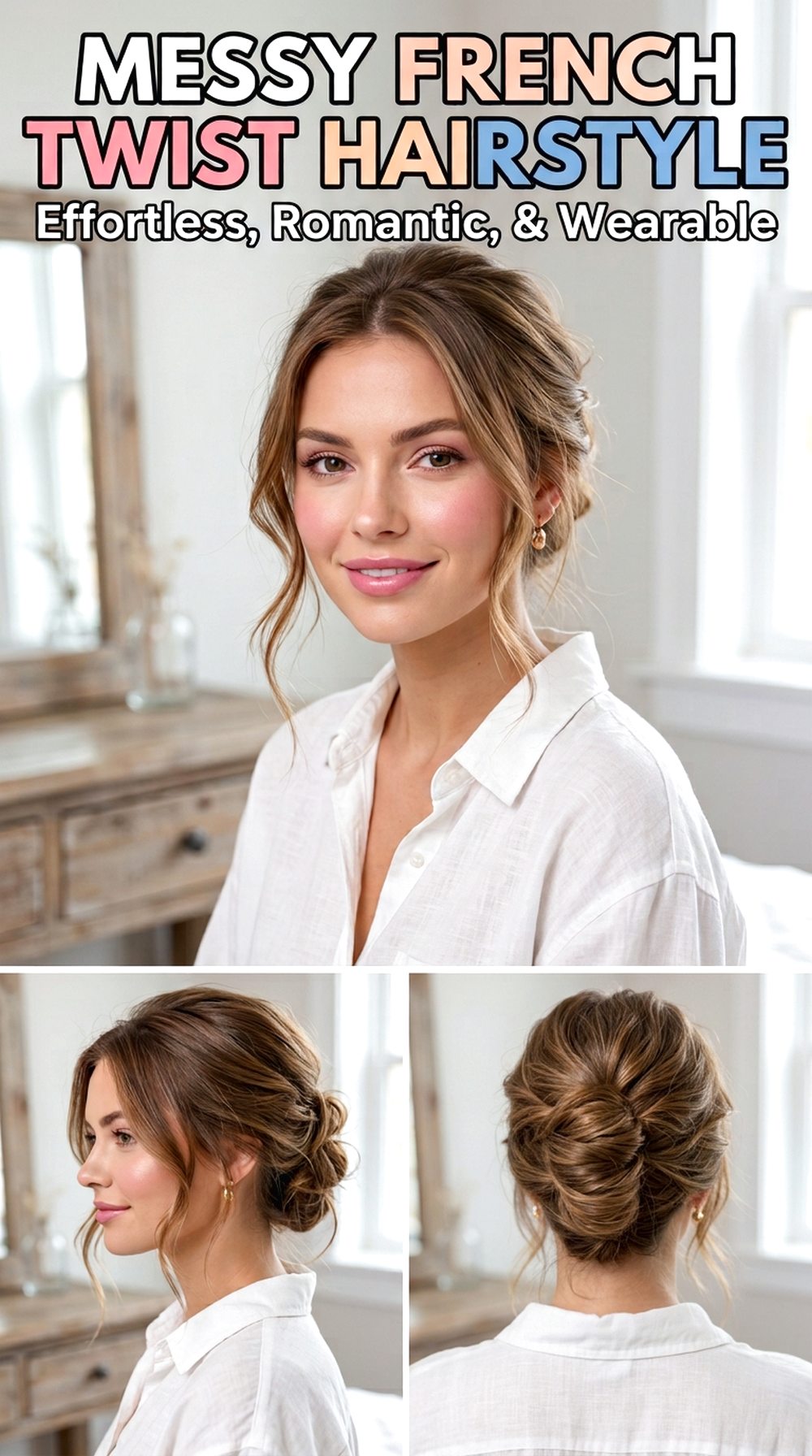 Messy French Twist
