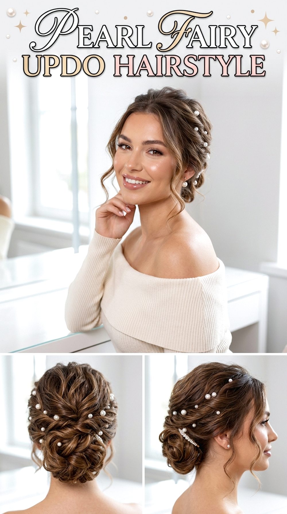 Pearl Fairy Updo Hairstyle