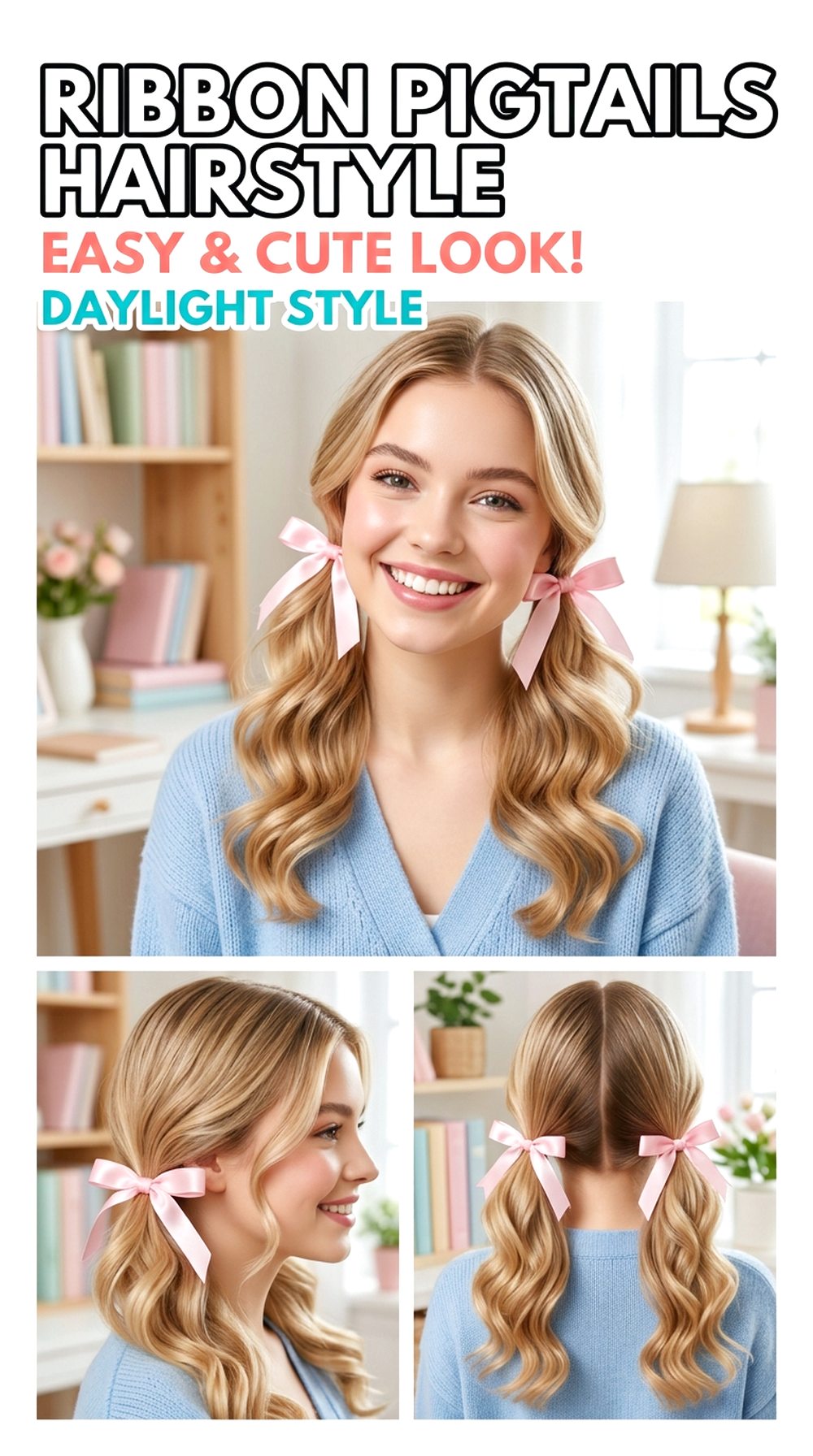 Ribbon Pigtails